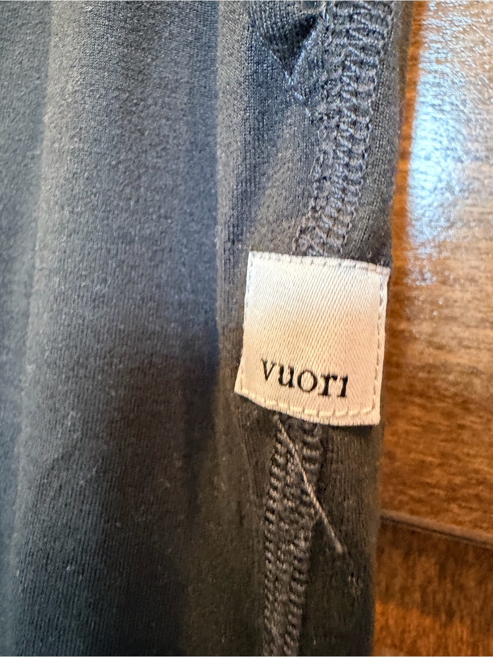 Vuori Black Racerback Jumpsuit with Drawstring - Picture 2 of 6